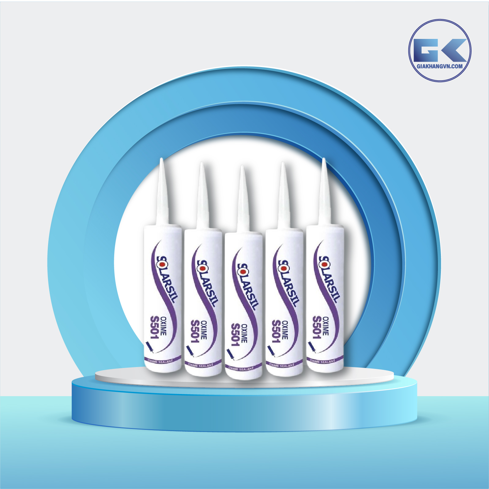 keo silicone solarsil s501 gray